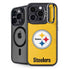 NFL Pittsburgh Steelers - Alternate Distressed iPhone 15 Pro Kickstand Case